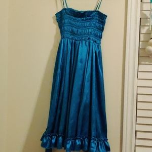 Blue Short Prom Dress